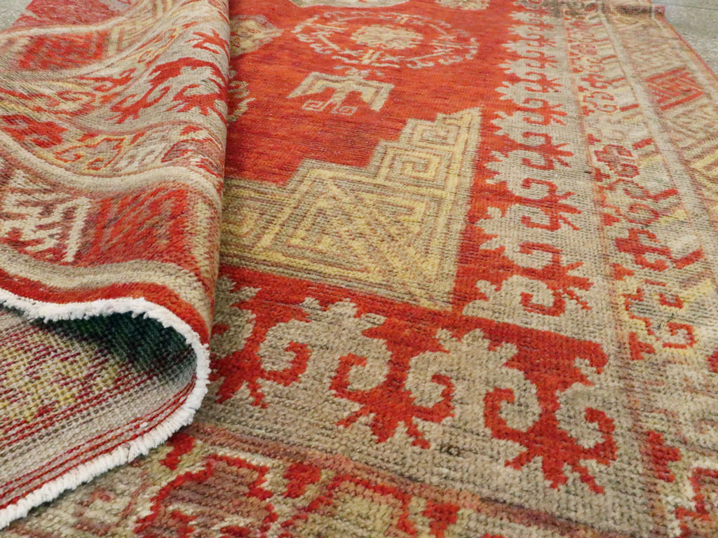 Vintage East Turkestan Khotan Carpet, No.19985 - Galerie Shabab
