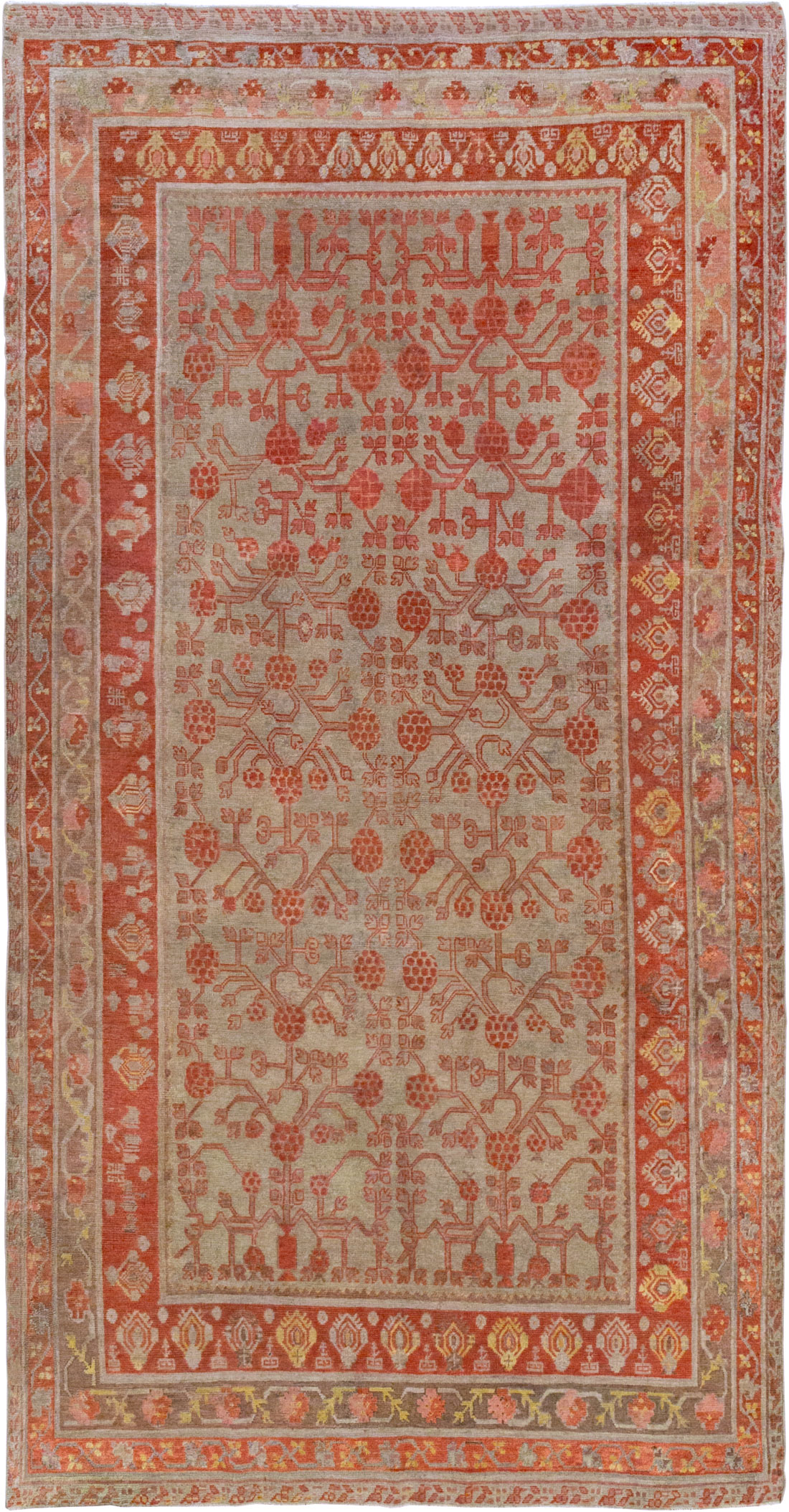 Antique East Turkestan Khotan Gallery Rug, No.19989 - Galerie Shabab