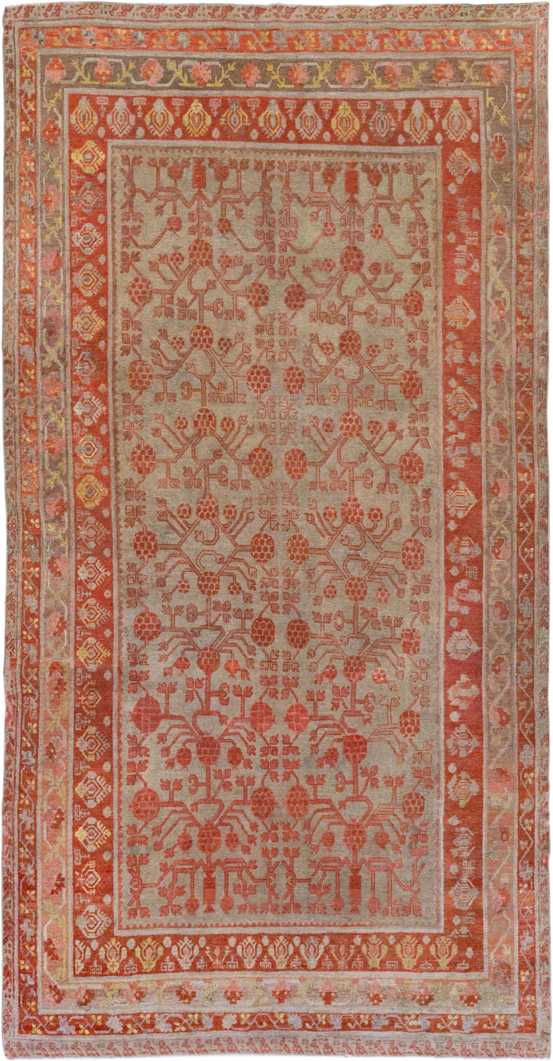 Antique East Turkestan Khotan Gallery Rug, No.19989 - Galerie Shabab