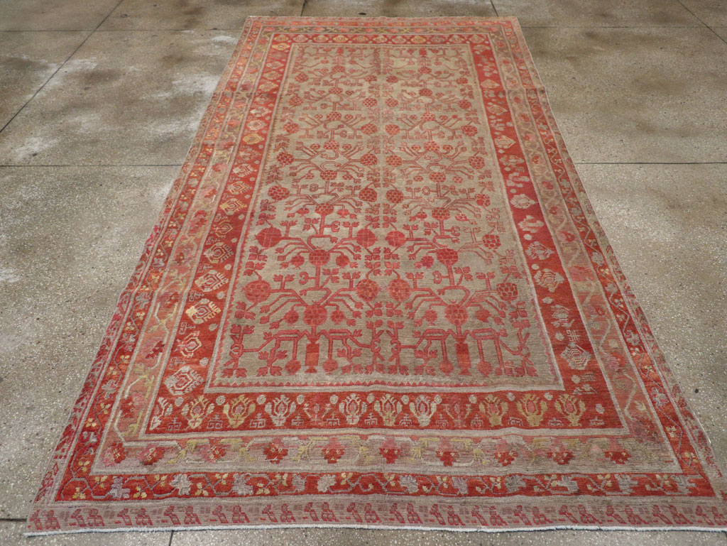 Antique East Turkestan Khotan Gallery Rug, No.19989 - Galerie Shabab