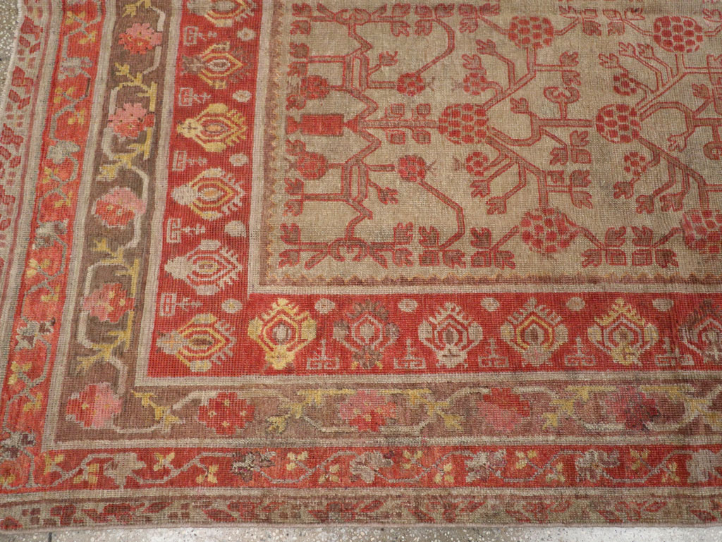 Antique East Turkestan Khotan Gallery Rug, No.19989 - Galerie Shabab