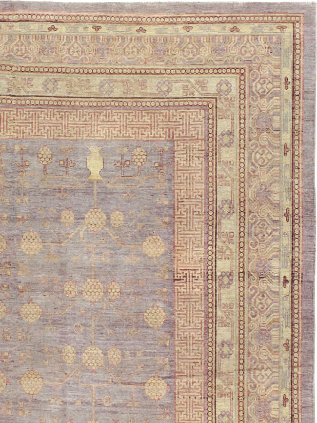 Modern East Turkestan Khotan Carpet, No.19996 - Galerie Shabab