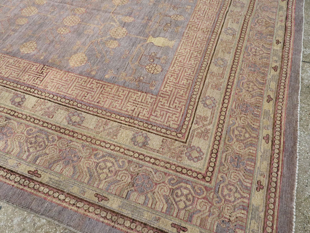 Modern East Turkestan Khotan Carpet, No.19996 - Galerie Shabab