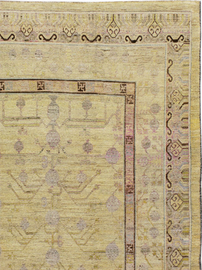 Modern East Turkestan Khotan Carpet, No.20001 - Galerie Shabab