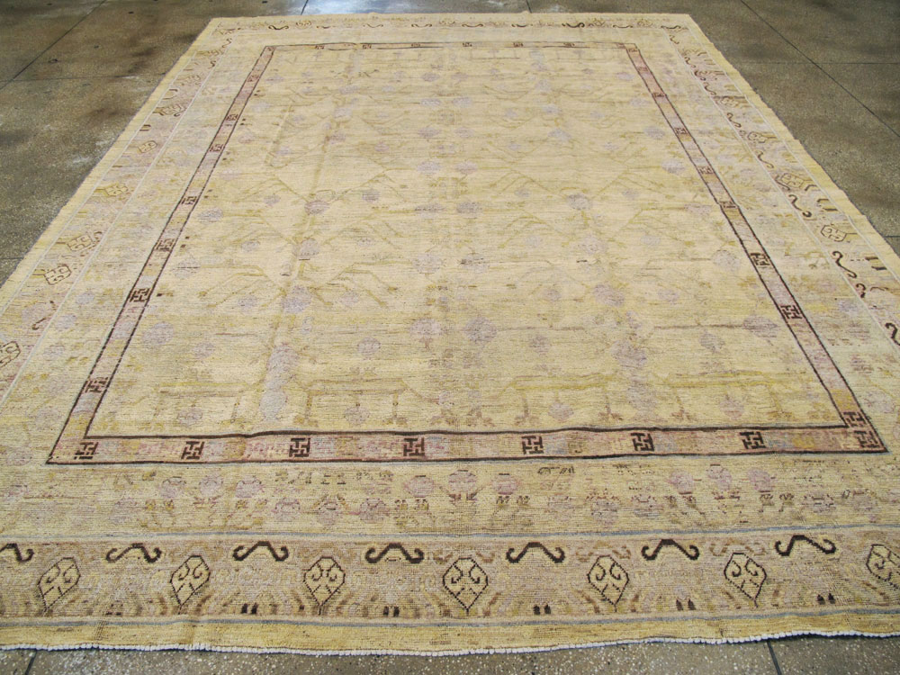 Modern East Turkestan Khotan Carpet, No.20001 - Galerie Shabab