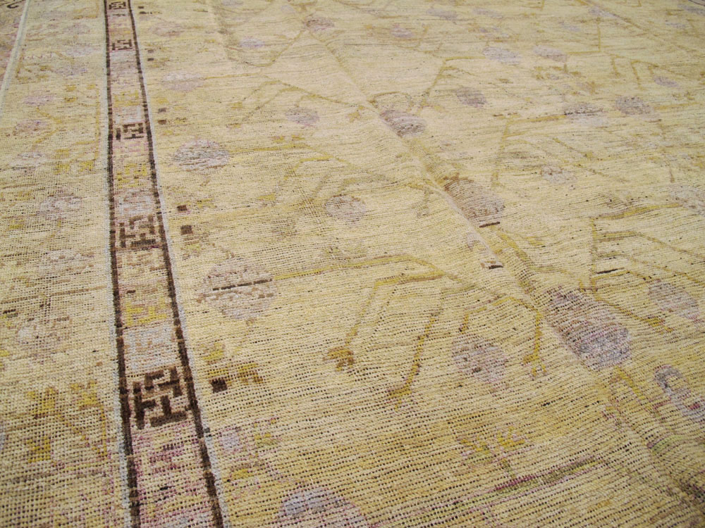 Modern East Turkestan Khotan Carpet, No.20001 - Galerie Shabab
