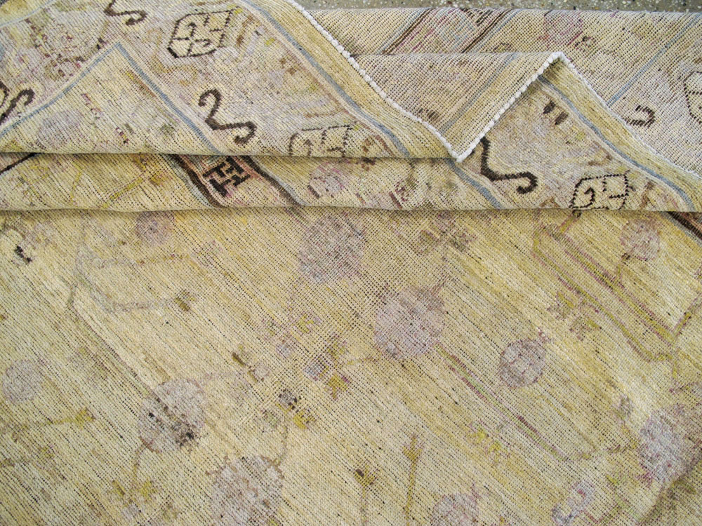 Modern East Turkestan Khotan Carpet, No.20001 - Galerie Shabab