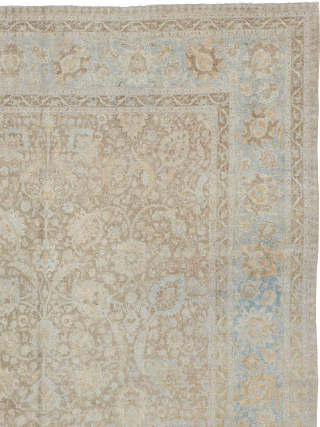 Antique Persian Tabriz Oversize Carpet, No.20010 - Galerie Shabab