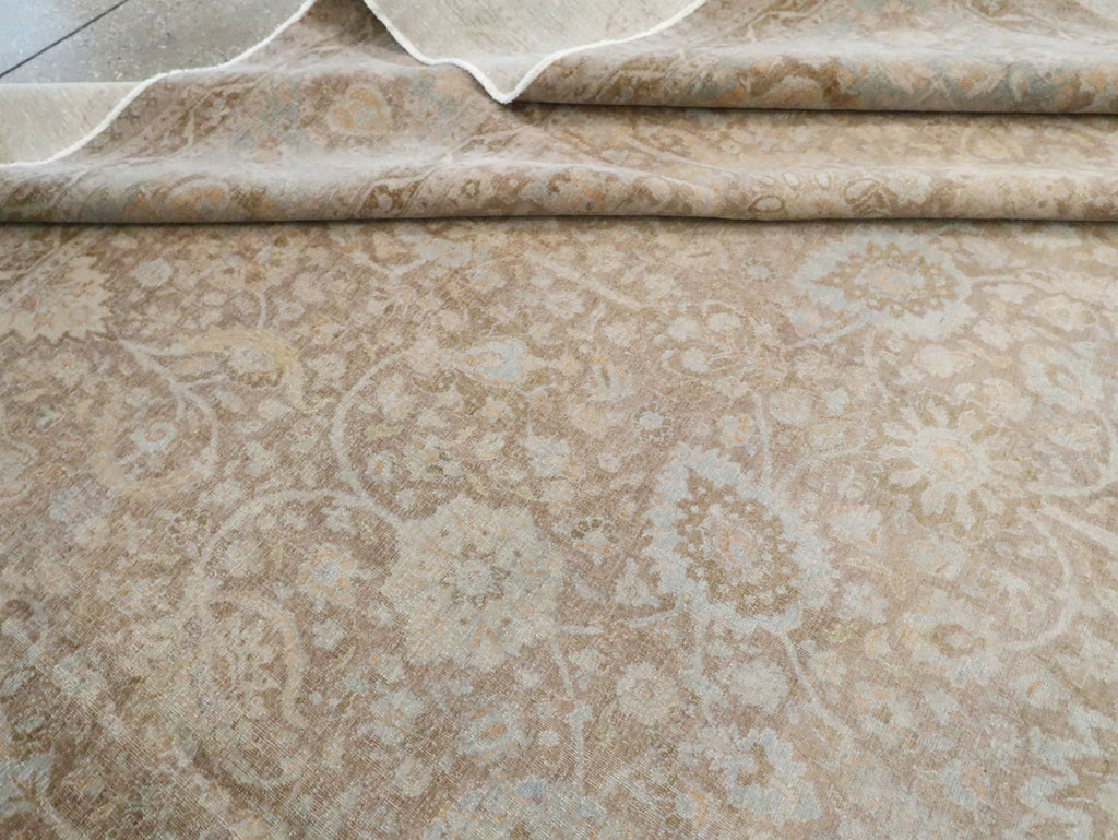 Antique Persian Tabriz Oversize Carpet, No.20010 - Galerie Shabab