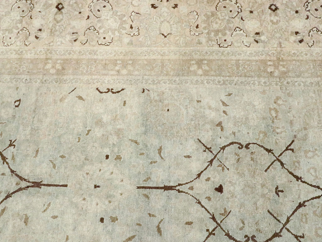 Antique Persian Tabriz Carpet, No.20014 - Galerie Shabab