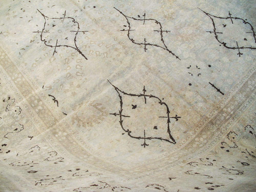 Antique Persian Tabriz Carpet, No.20014 - Galerie Shabab