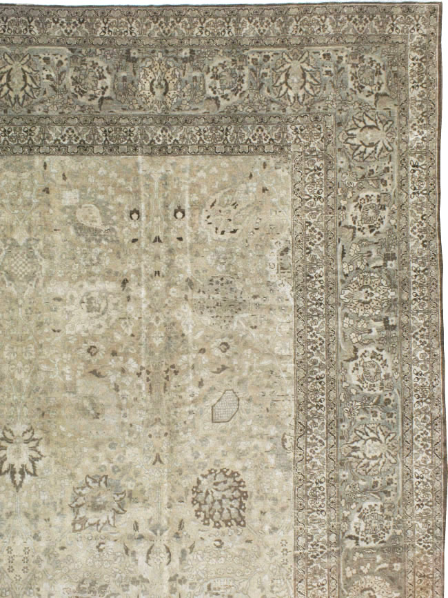 Antique Persian Tabriz Carpet, No.20018 - Galerie Shabab