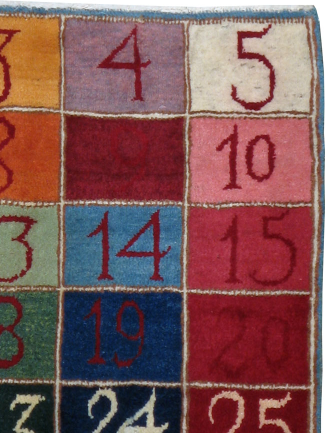 Vintage Persian Kashan Rug (Pair: 1 of 2), No.20019 - Galerie Shabab