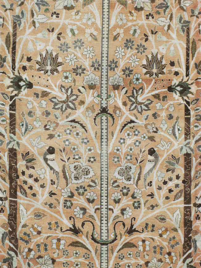 Vintage Persian Mashad Carpet, No.20022 - Galerie Shabab