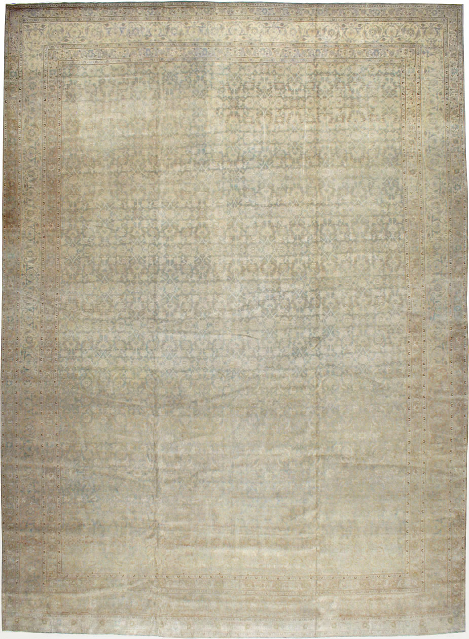 Antique Persian Tabriz Carpet, No.20023 - Galerie Shabab