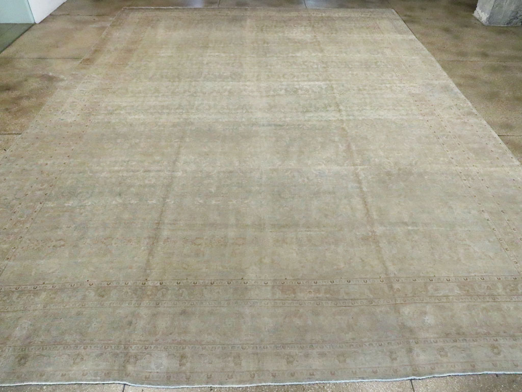 Antique Persian Tabriz Carpet, No.20023 - Galerie Shabab