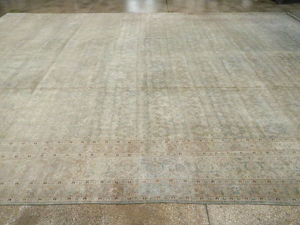 Antique Persian Tabriz Carpet, No.20023 - Galerie Shabab