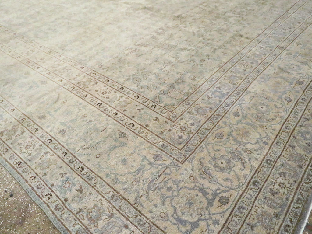 Antique Persian Tabriz Carpet, No.20023 - Galerie Shabab
