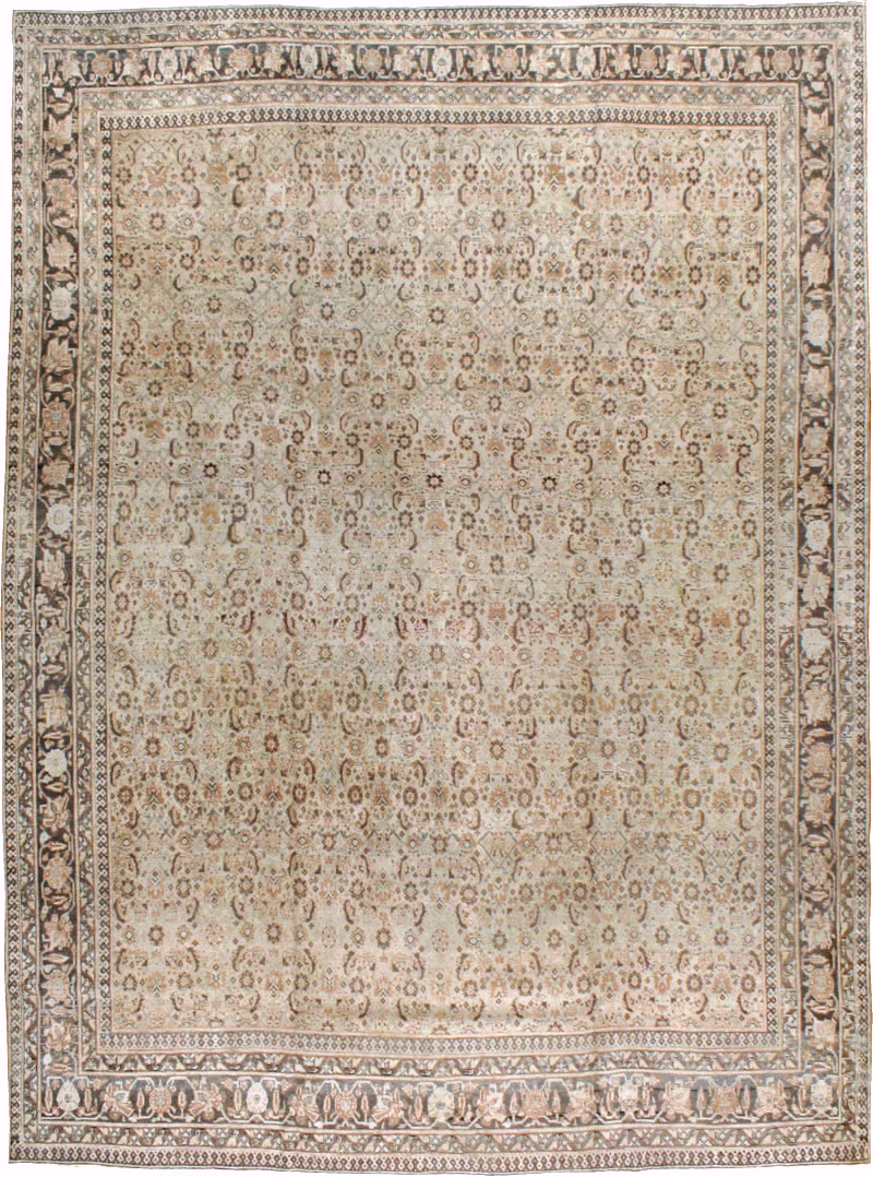 Antique Persian Tabriz Carpet, No.20025 - Galerie Shabab