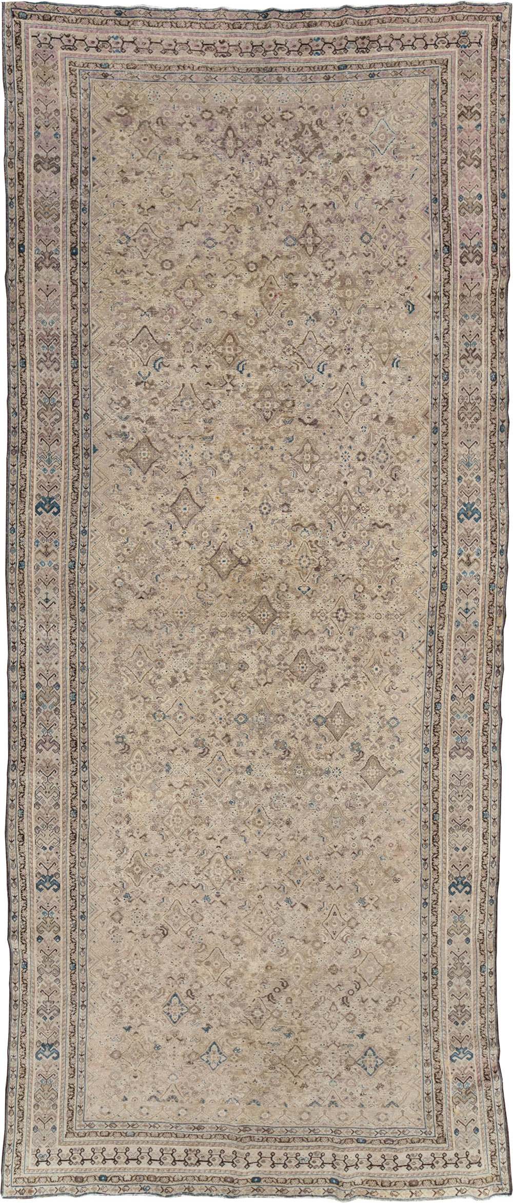 Antique Persian Malayer Gallery Carpet, No.20028 - Galerie Shabab