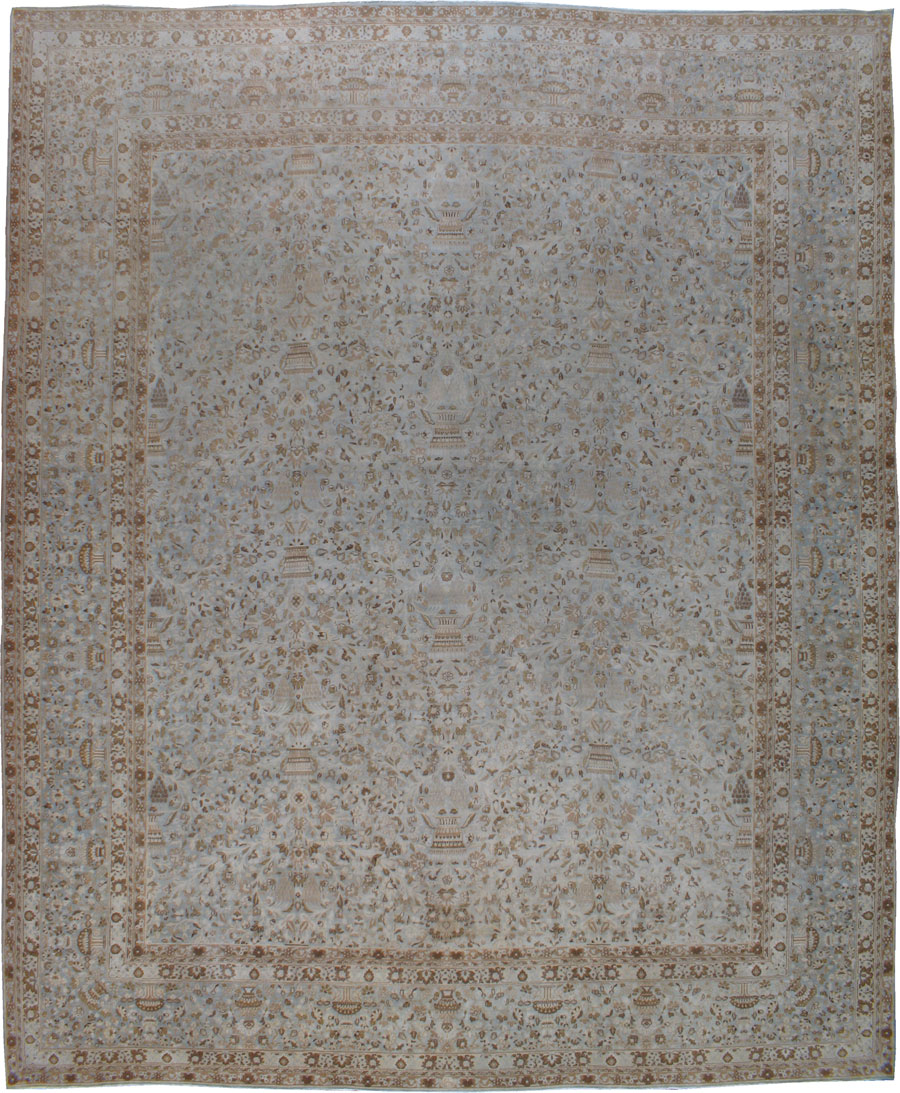 Antique Lavar Kerman Carpet, No.20035 - Galerie Shabab