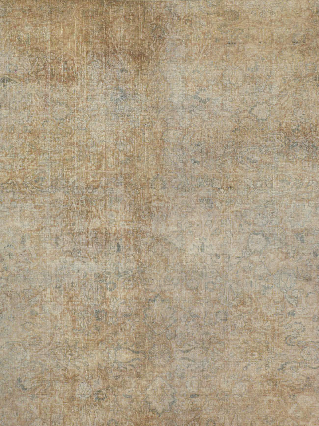 Antique Persian Tabriz Square Carpet, No.20044 - Galerie Shabab