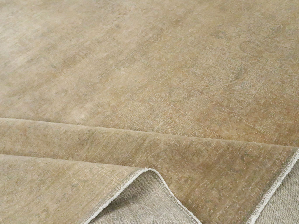 Antique Persian Tabriz Square Carpet, No.20044 - Galerie Shabab