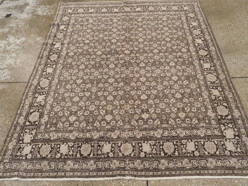 Antique Persian Senneh Tabriz Rug, No.20045 - Galerie Shabab