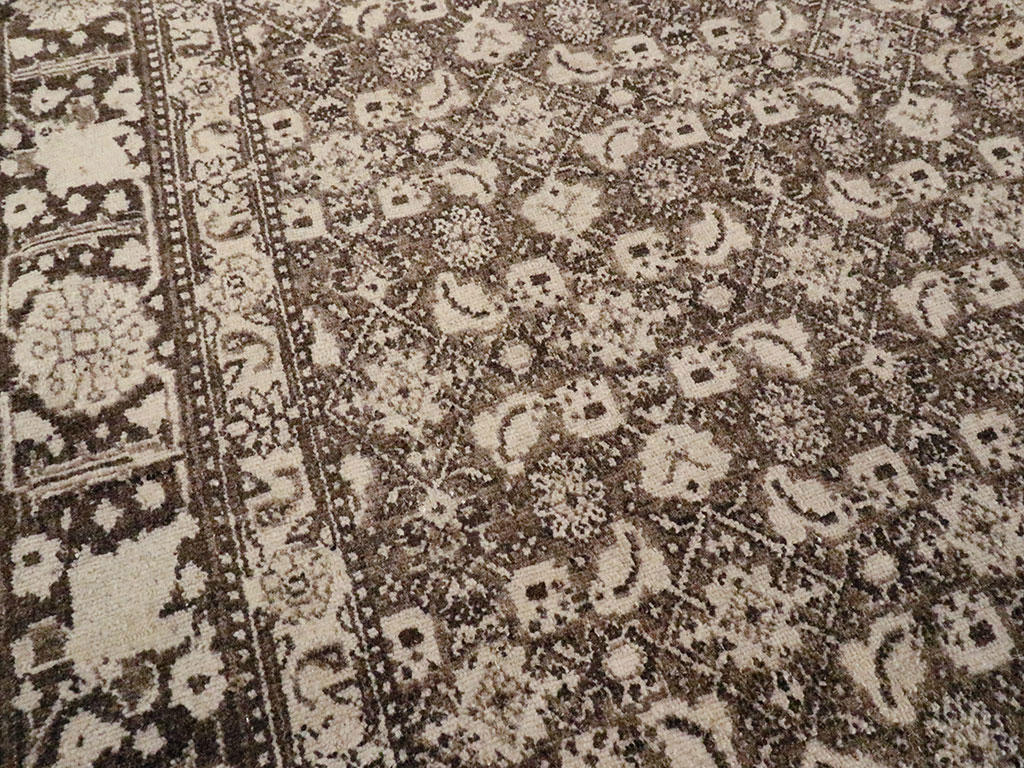Antique Persian Senneh Tabriz Rug, No.20045 - Galerie Shabab