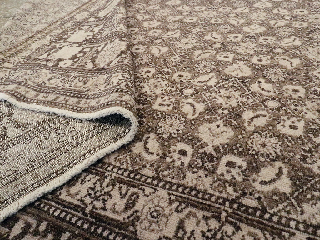 Antique Persian Senneh Tabriz Rug, No.20045 - Galerie Shabab