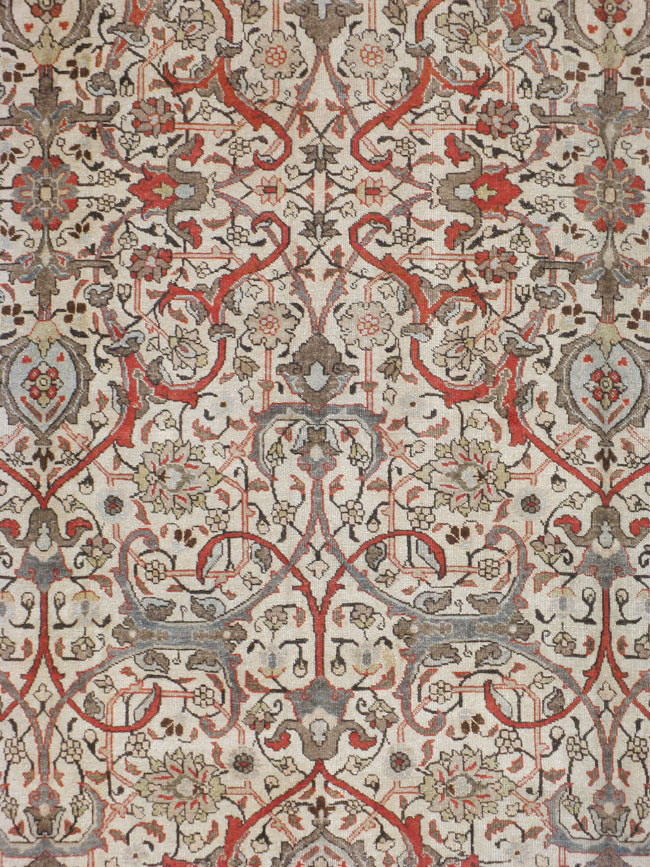 Vintage Persian Tabriz Carpet, No.20056 - Galerie Shabab