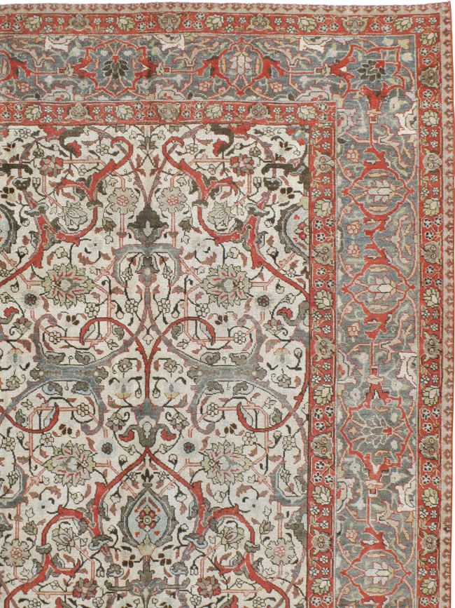 Vintage Persian Tabriz Carpet, No.20056 - Galerie Shabab