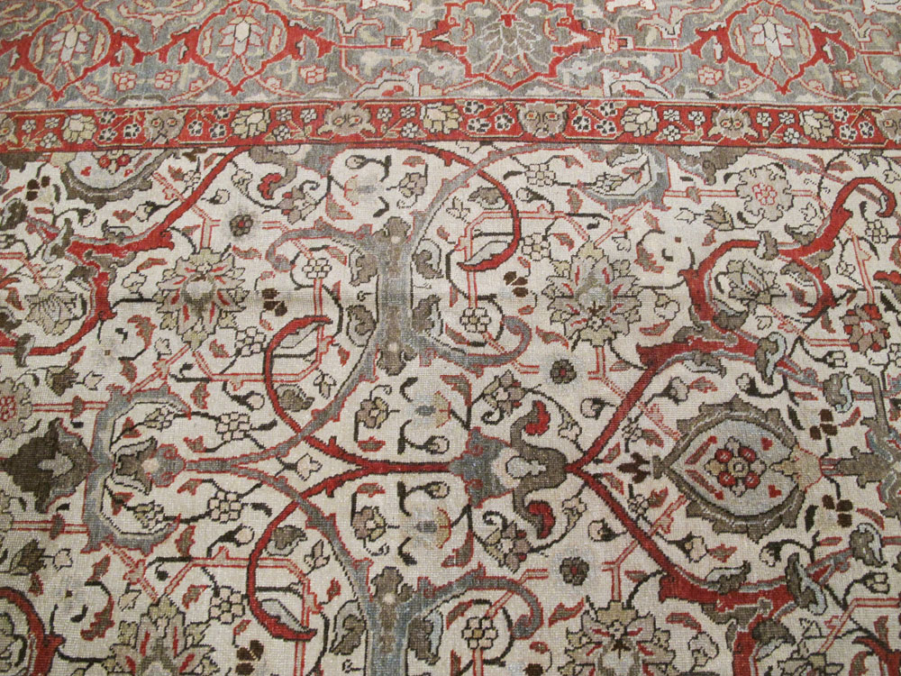 Vintage Persian Tabriz Carpet, No.20056 - Galerie Shabab
