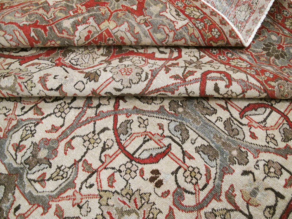 Vintage Persian Tabriz Carpet, No.20056 - Galerie Shabab