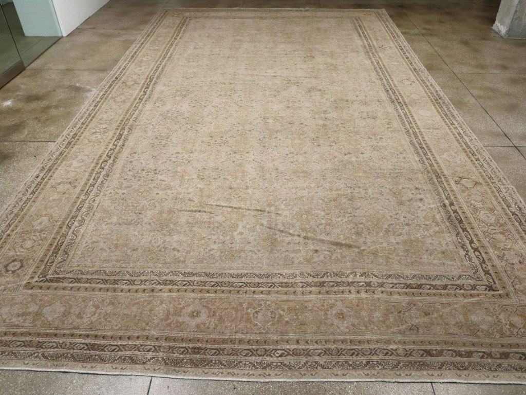 Antique Persian Mahal Large Oversize Carpet, No.20060 - Galerie Shabab