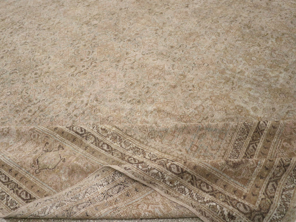 Antique Persian Mahal Large Oversize Carpet, No.20060 - Galerie Shabab