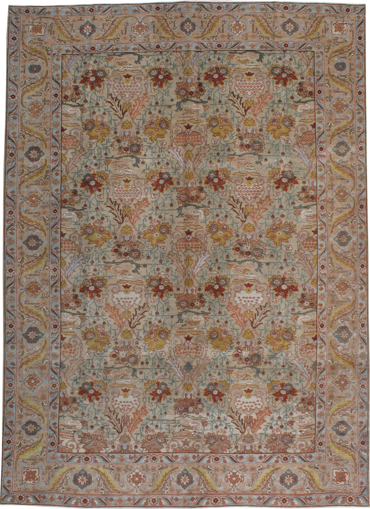 Antique Tabriz Carpet, No.20064 - Galerie Shabab