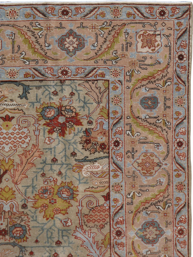 Antique Tabriz Carpet, No.20064 - Galerie Shabab