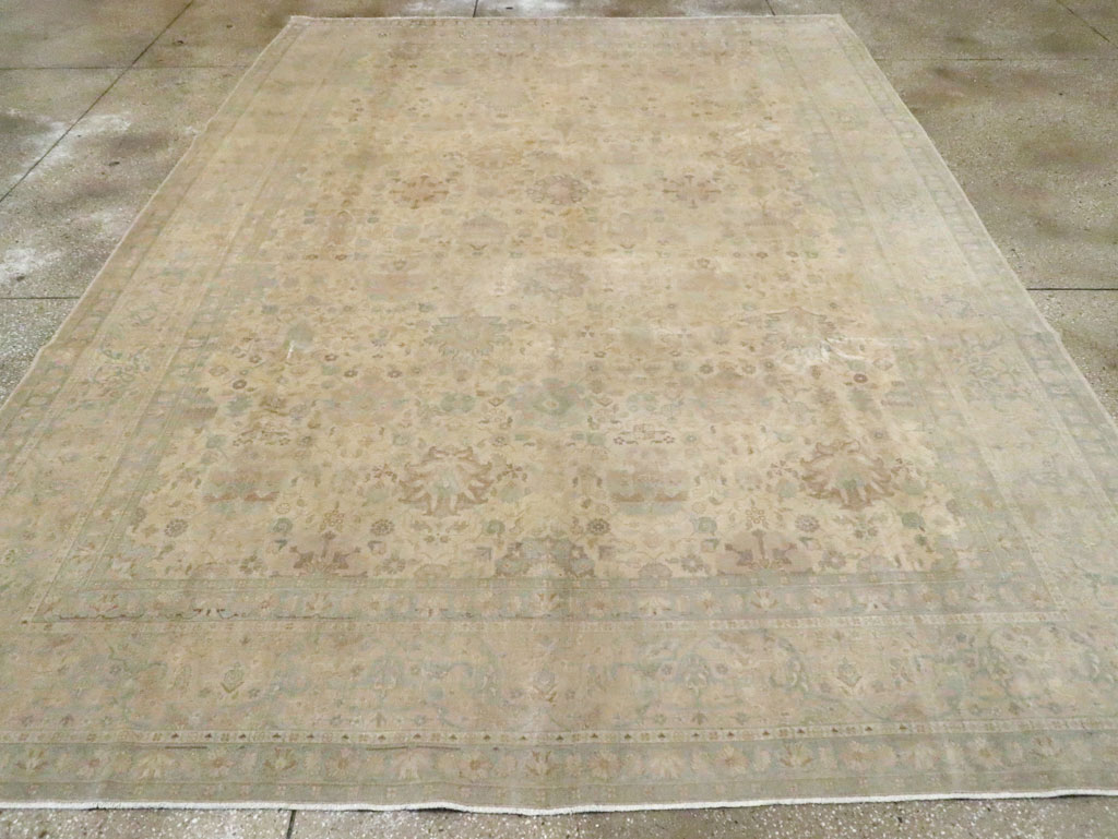 Antique Persian Tabriz Carpet, No.20065 - Galerie Shabab