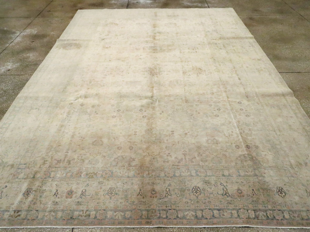 Antique Persian Tabriz Carpet, No.20065 - Galerie Shabab