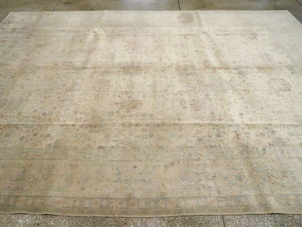Antique Persian Tabriz Carpet, No.20065 - Galerie Shabab