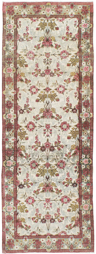 Vintage Persian Lavar Kerman Runner, No.20068 - Galerie Shabab