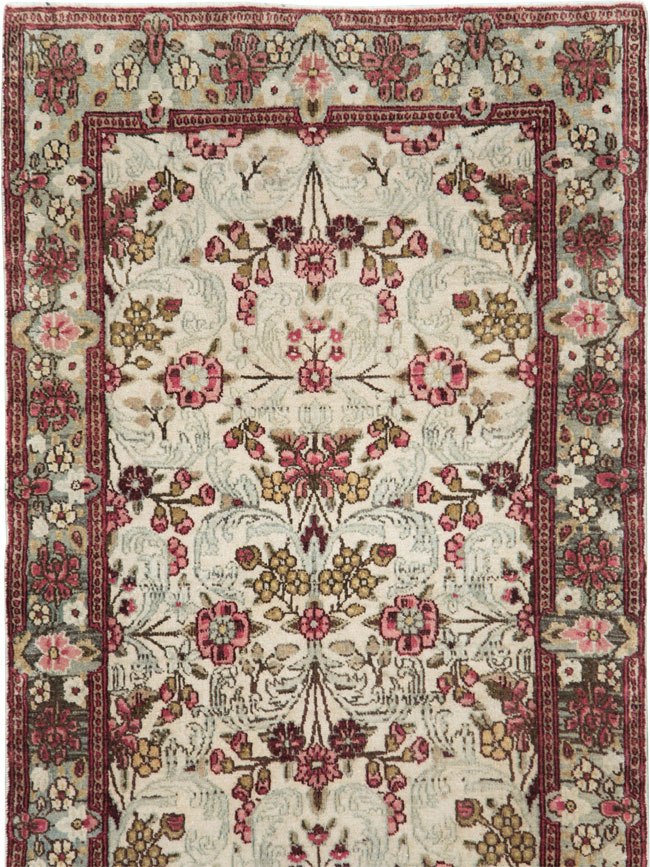 Vintage Persian Lavar Kerman Runner, No.20072 - Galerie Shabab