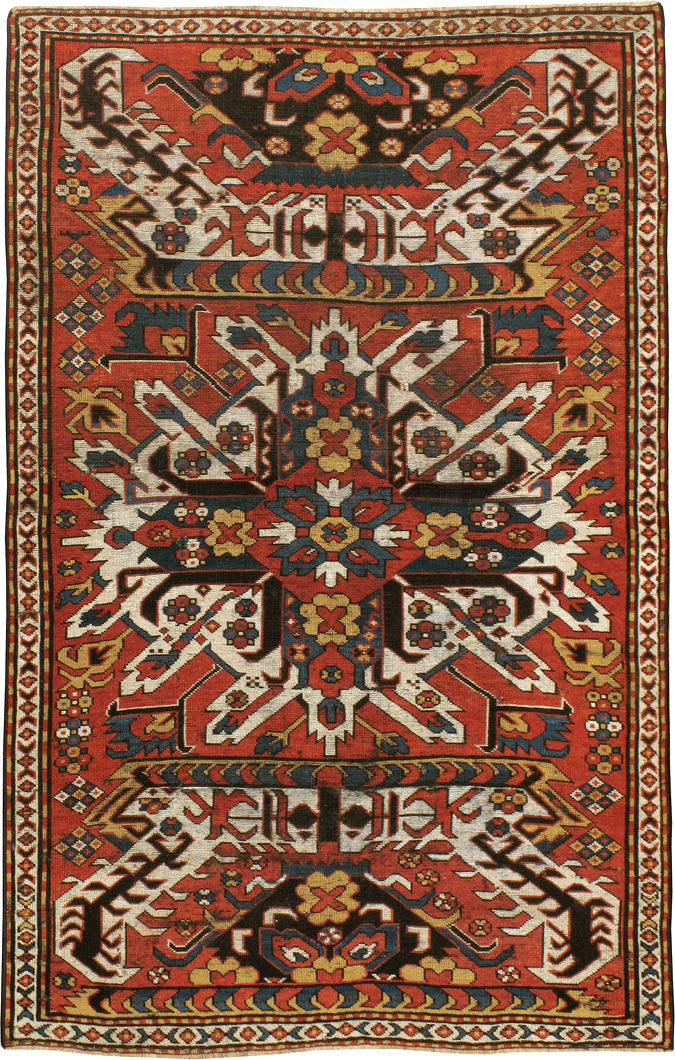 Antique Caucasian Kazak Rug, No.20076 - Galerie Shabab