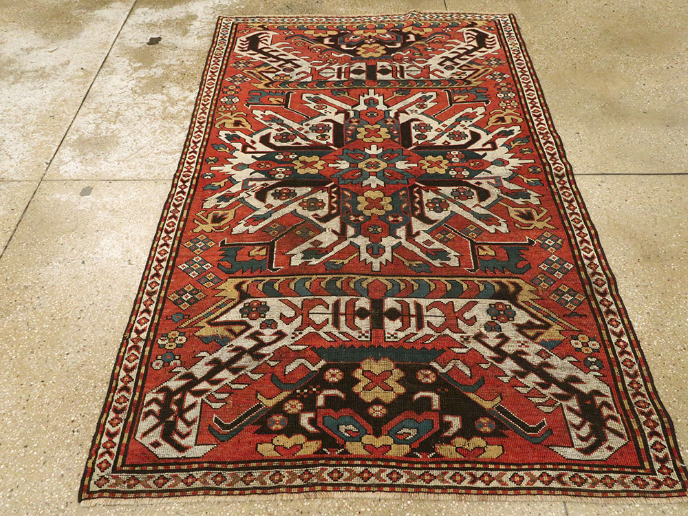 Antique Caucasian Kazak Rug, No.20076 - Galerie Shabab