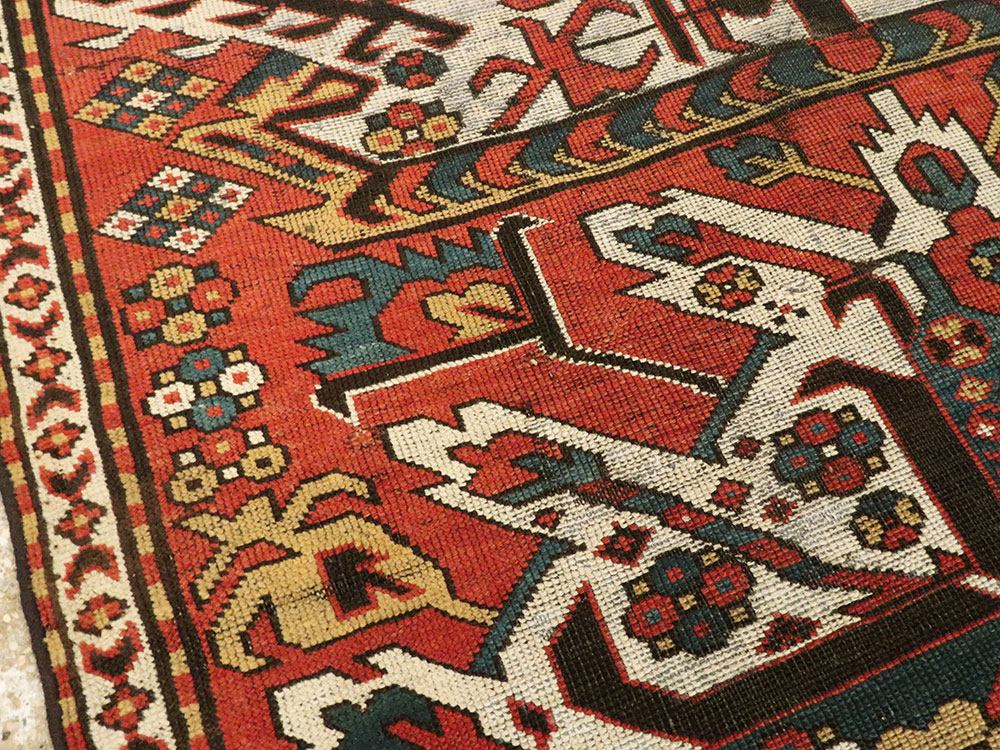 Antique Caucasian Kazak Rug, No.20076 - Galerie Shabab