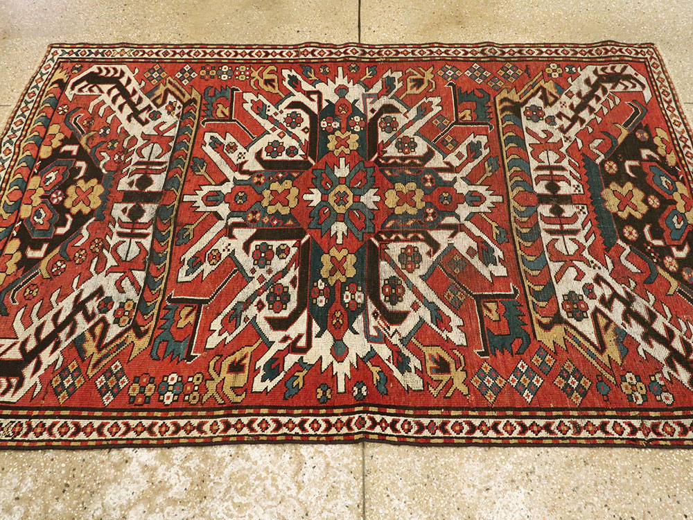 Antique Caucasian Kazak Rug, No.20076 - Galerie Shabab
