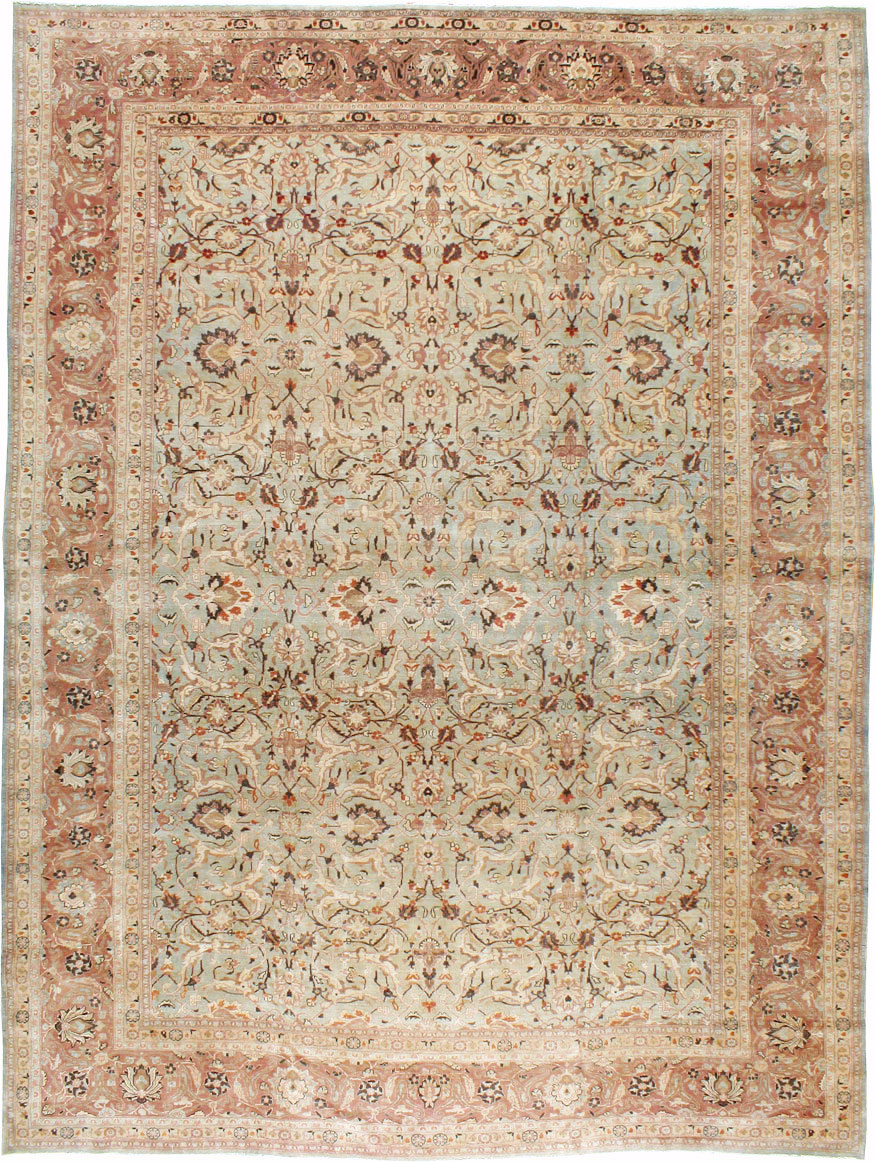 Antique Persian Mashad Carpet, No.20083 - Galerie Shabab