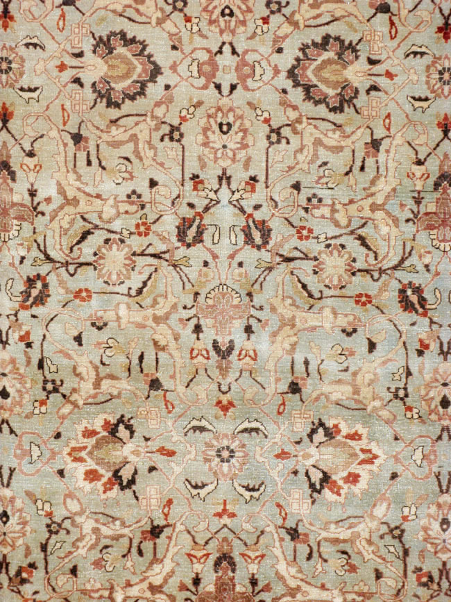 Antique Persian Mashad Carpet, No.20083 - Galerie Shabab