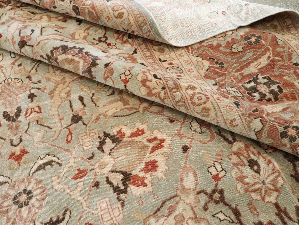 Antique Persian Mashad Carpet, No.20083 - Galerie Shabab
